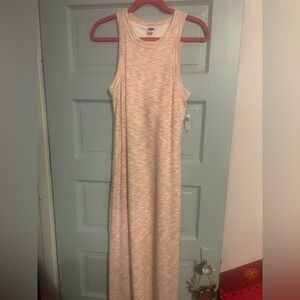 NWT Old Navy Pink Sleeveless Racerback Maxi Dress Size L